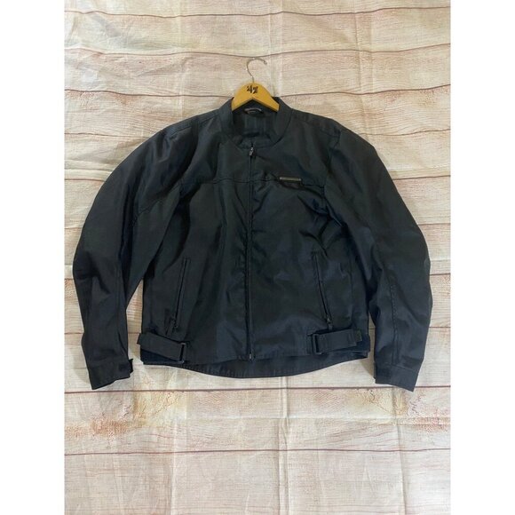 Field Sheer Men's Black Soft Shell Full Zip Motorcycle Jacket - Medium - Picture 5 of 16